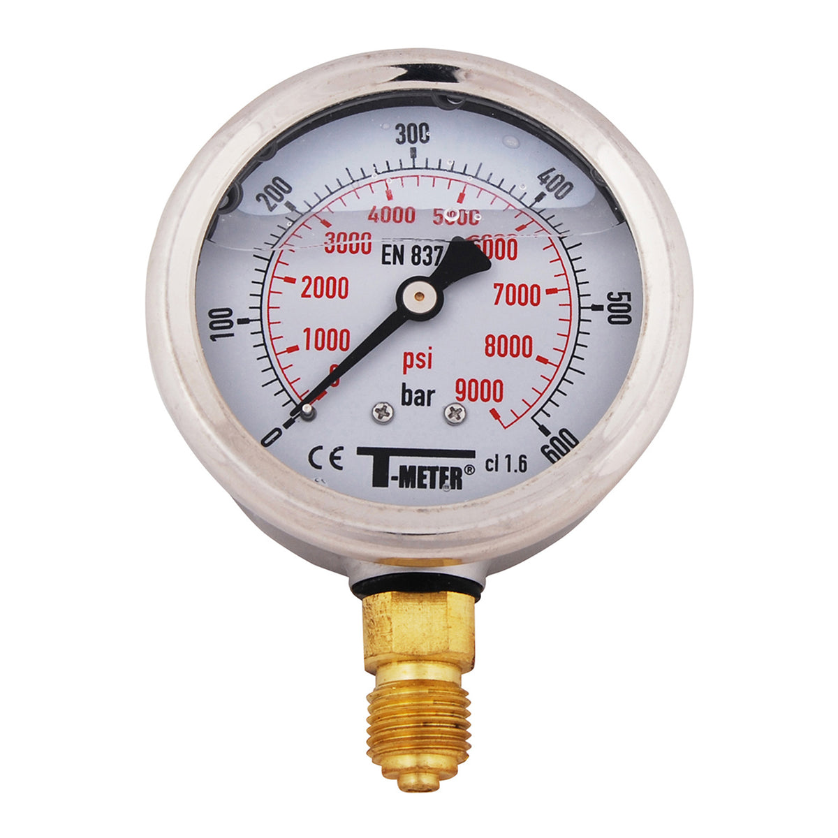 Radiale Glycerine Manometer 6314G 6 bar