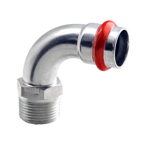 Press Staalverzinkt 'v' Bocht 90° M 1''x28