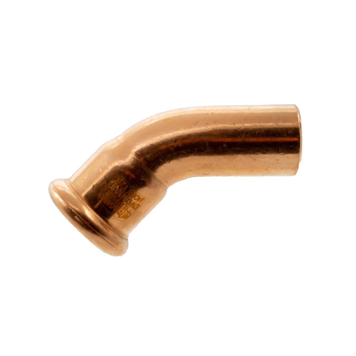 Gas Boog buitendraad/binnendraad 45° G040 18