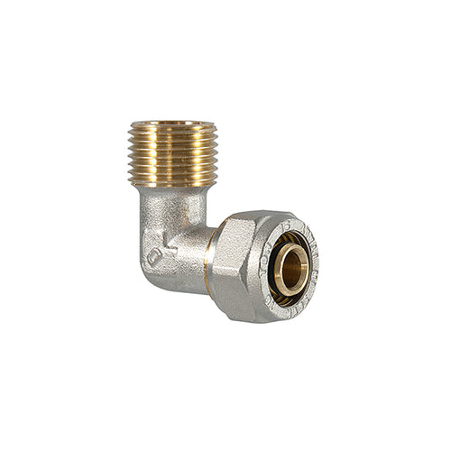 Elleboog Pex P261 3/4 buitendraad x 16