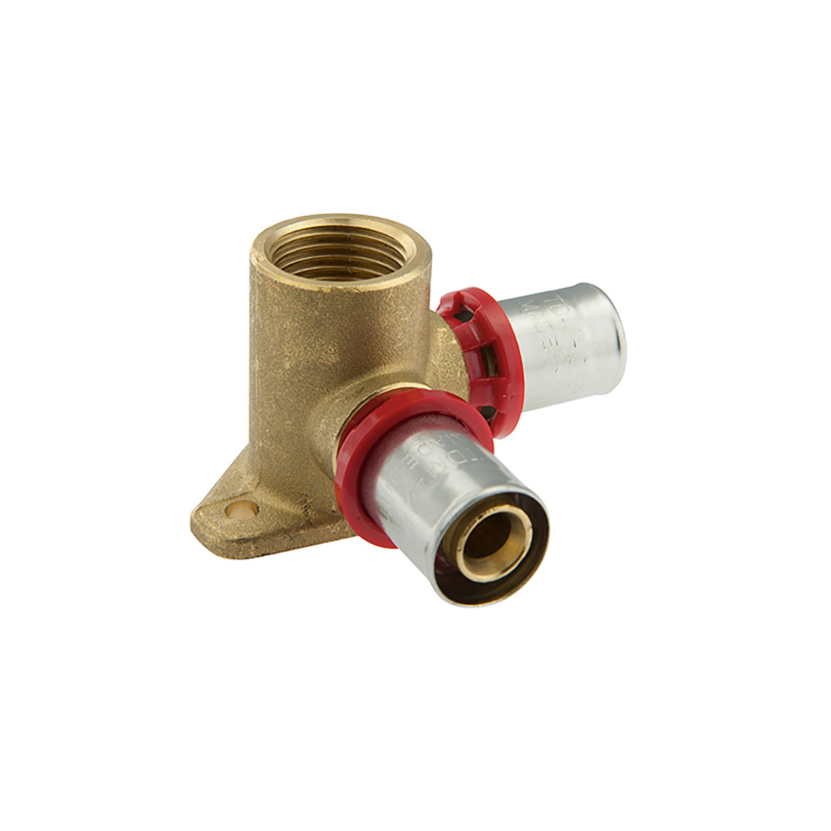 Dubbele Pers Muurplaat 16 x 1/2 binnendraad x 16 Ref(1695 1216)