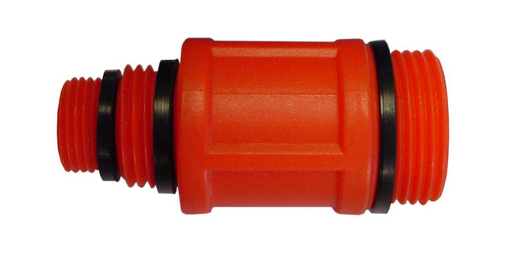 Afdekstop universeel 3/4" x 1/2"-3/8" rood