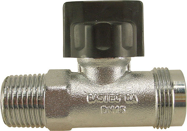 Gasaansluitkraan recht Gastec 1/2" bu x M24 bu