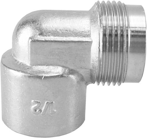 Comfort aansluitstuk haaks 1/2" bi x M24 vernikkeld