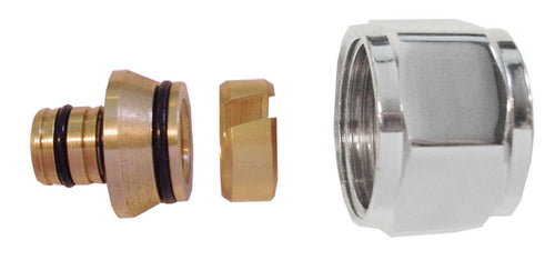 Knelset 3/4" x 16 x 2,0 mm chroom