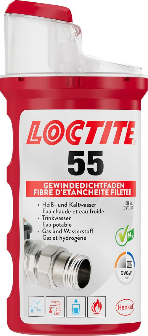 Loctite 55 schroefdraad afdichtingskoord 160 meter
