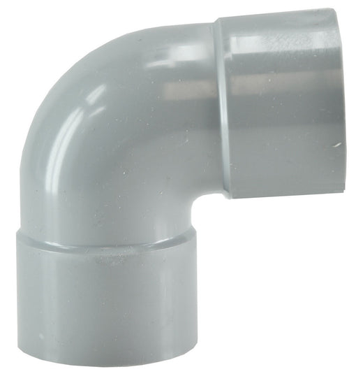 Afvoerbocht dubbele mof 40 mm 90 graden PVC