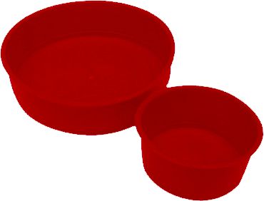 Speciedeksels kunststof 40 mm rood