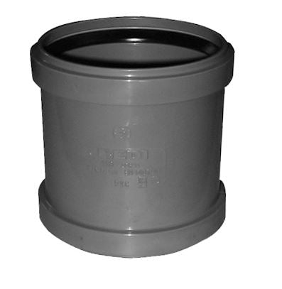 Steekmof dubbele manchet 110 mm PVC