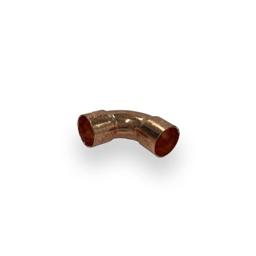 Bocht roodkoper 15 x 15 mm 90 graden