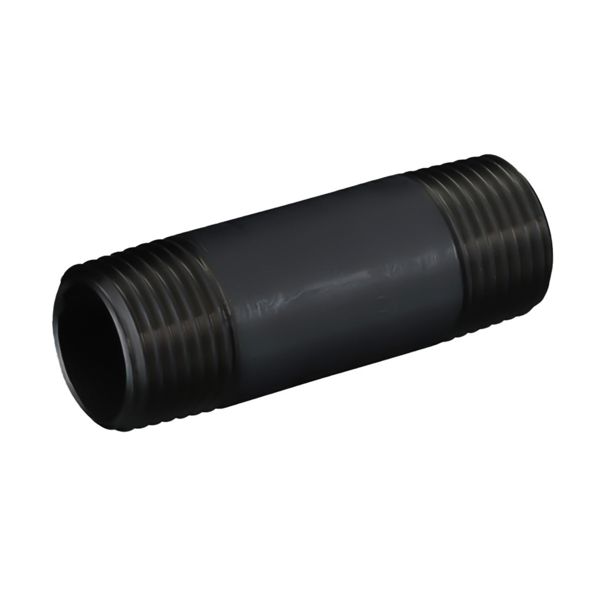 Buisnippel 6/4x 12cm Zwart — LeidingDeal KIWA gecertificeerd | LeidingDeal.nl