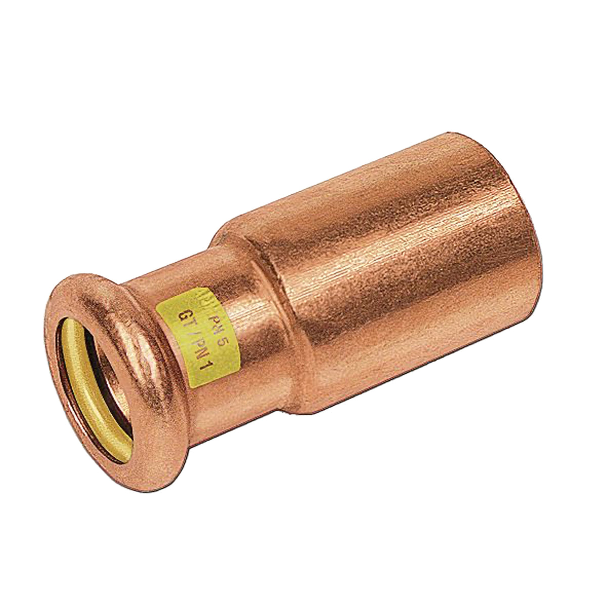 Gas Nippel buitendraad/binnendraad 18 x 15