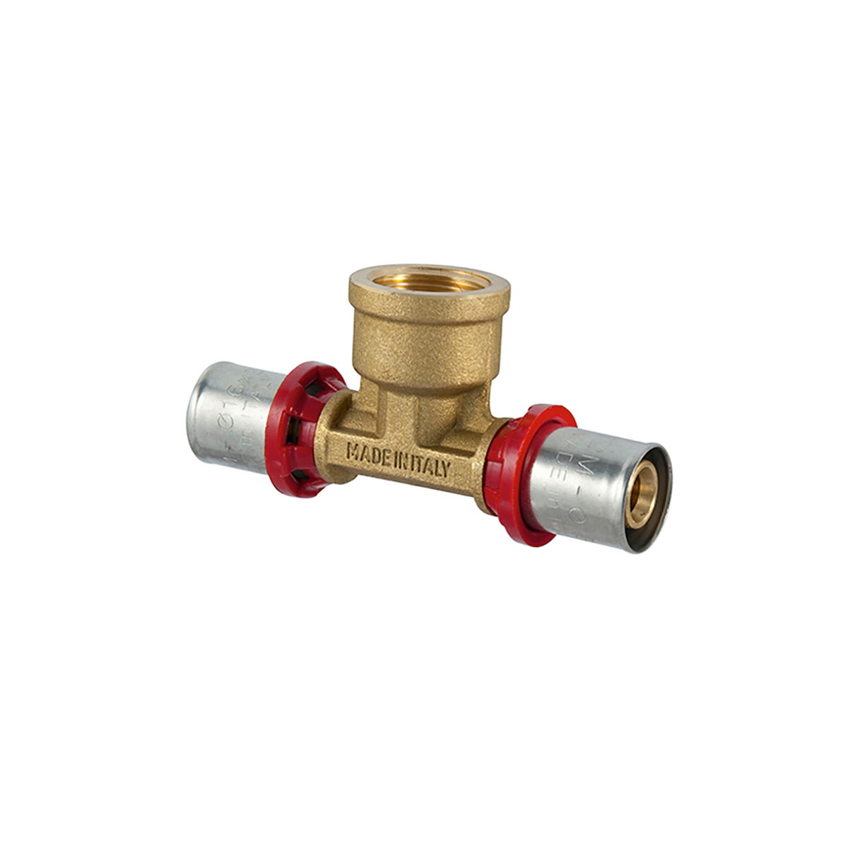 Pers T-stuk 20 x 3/4 binnendraad x 20