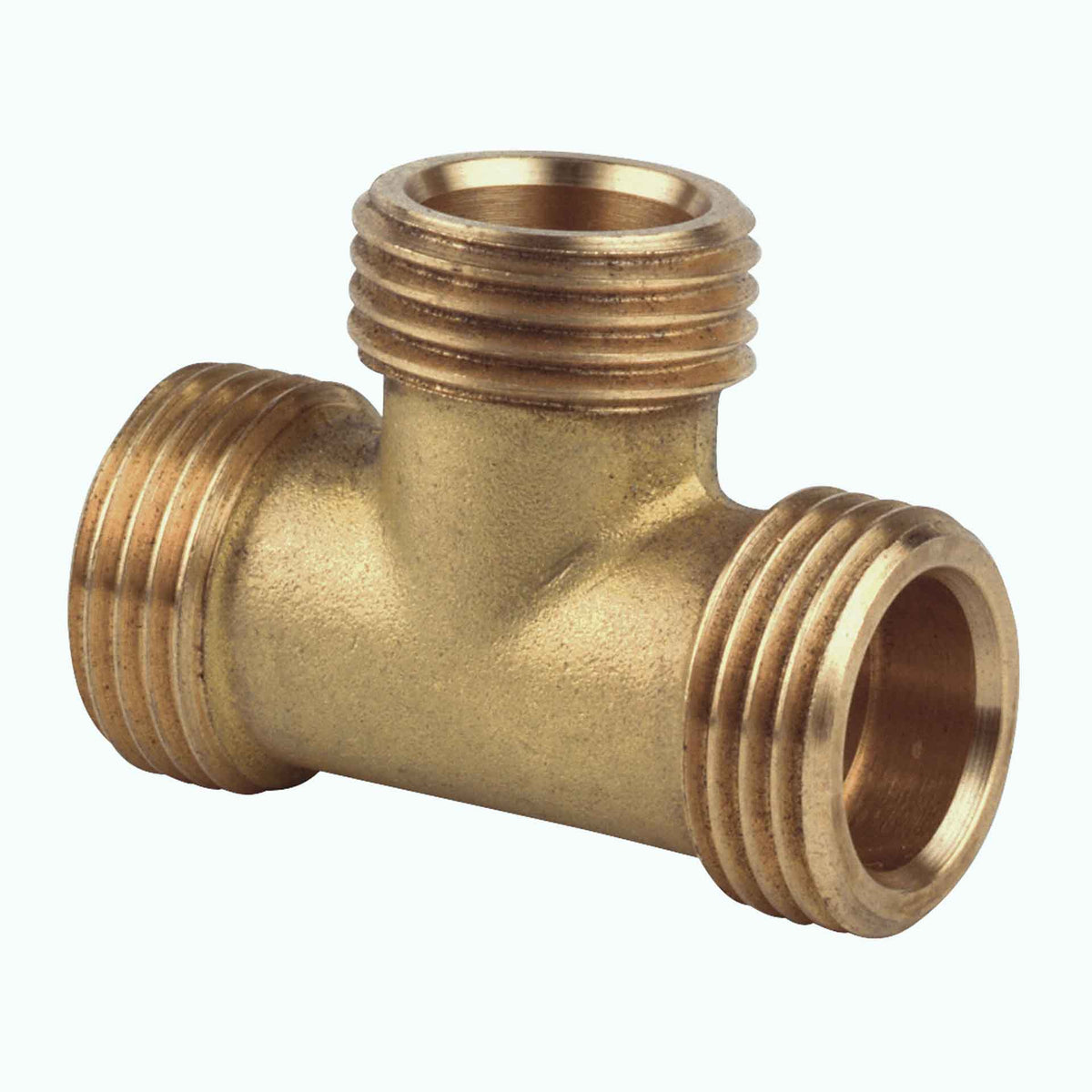 T-stuk Messing 6134 3/8 buitendraad