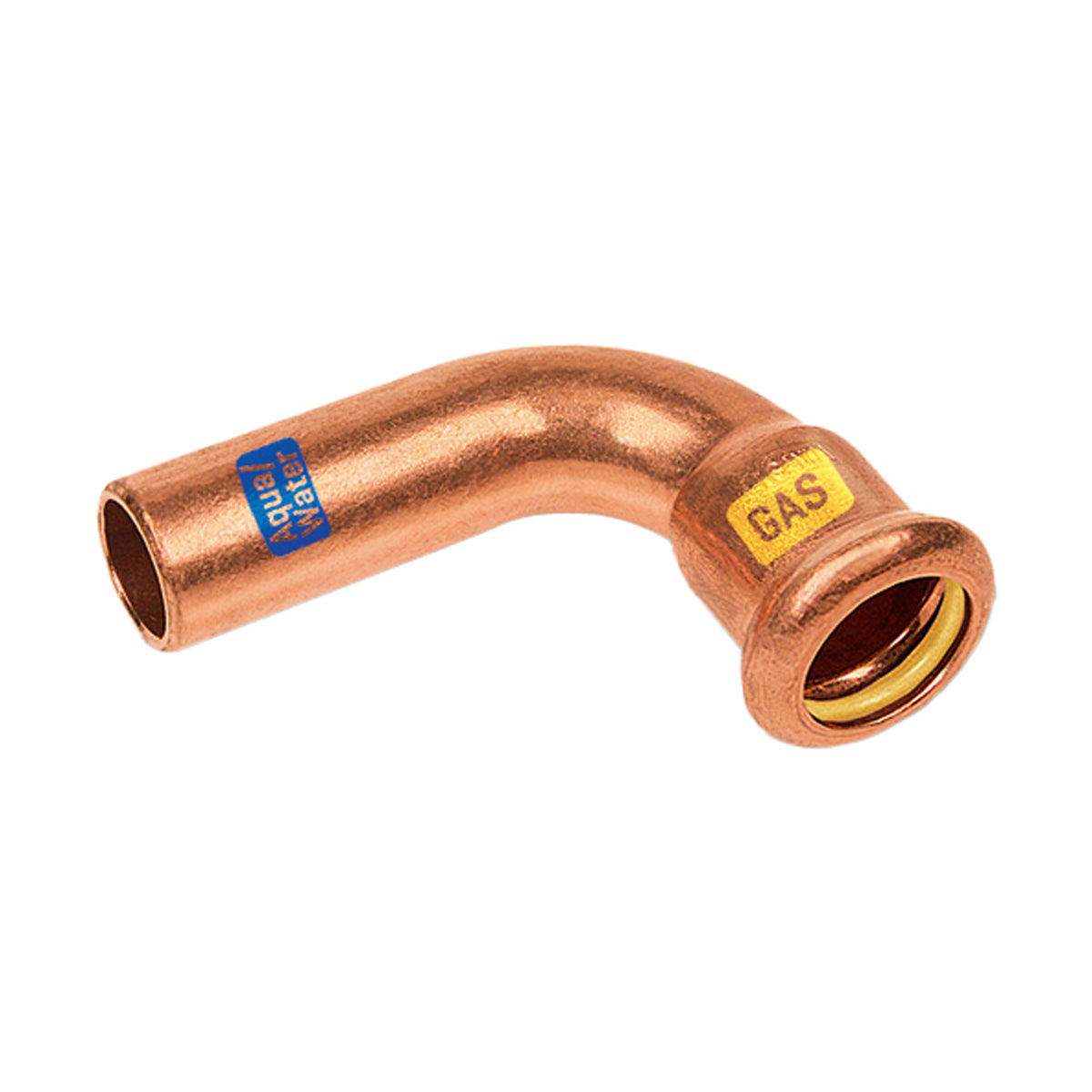 HYDROGAS Bocht 90° buitendraad/binnendraad 15