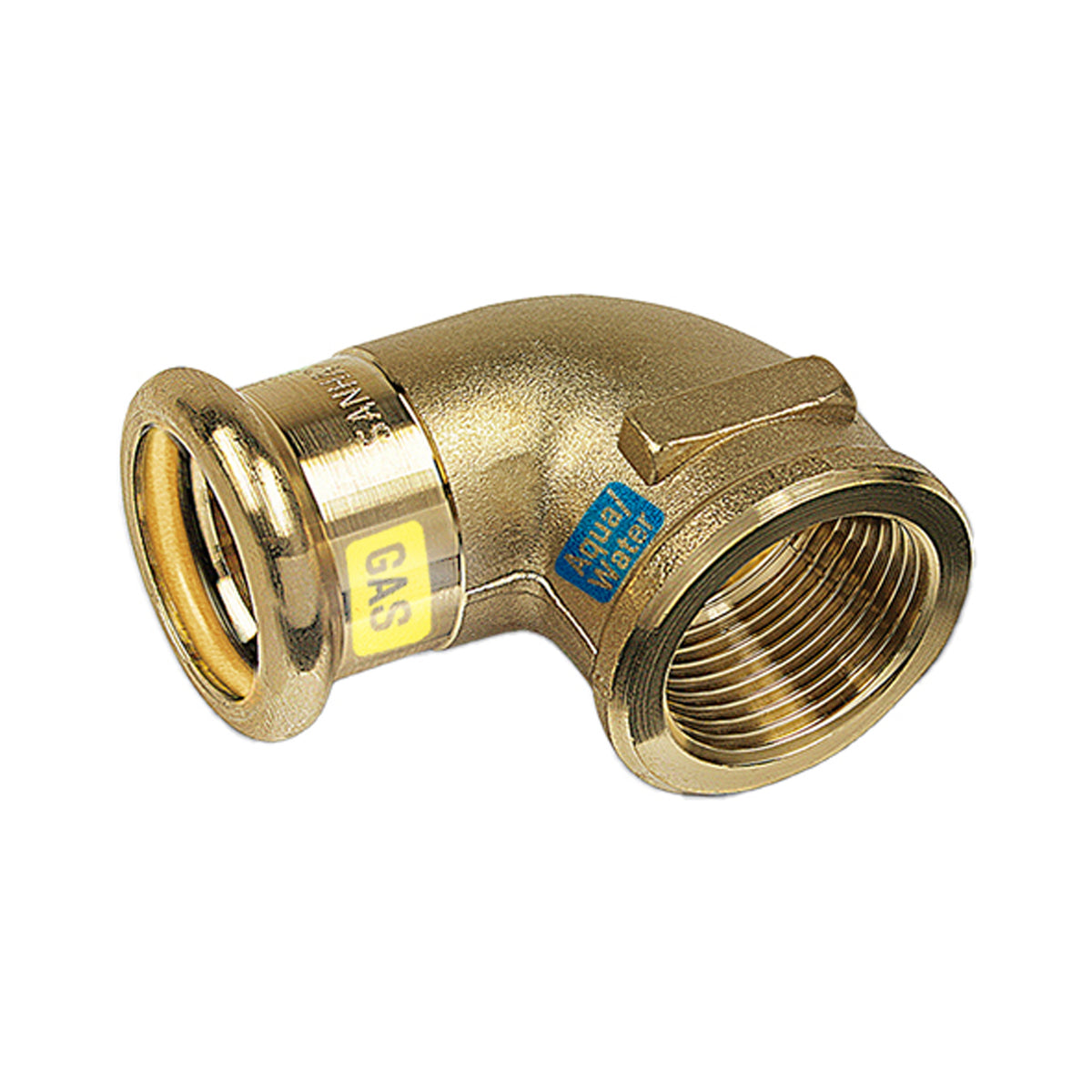 HYDROGAS Kniebocht met Binnendraad 28 x 1