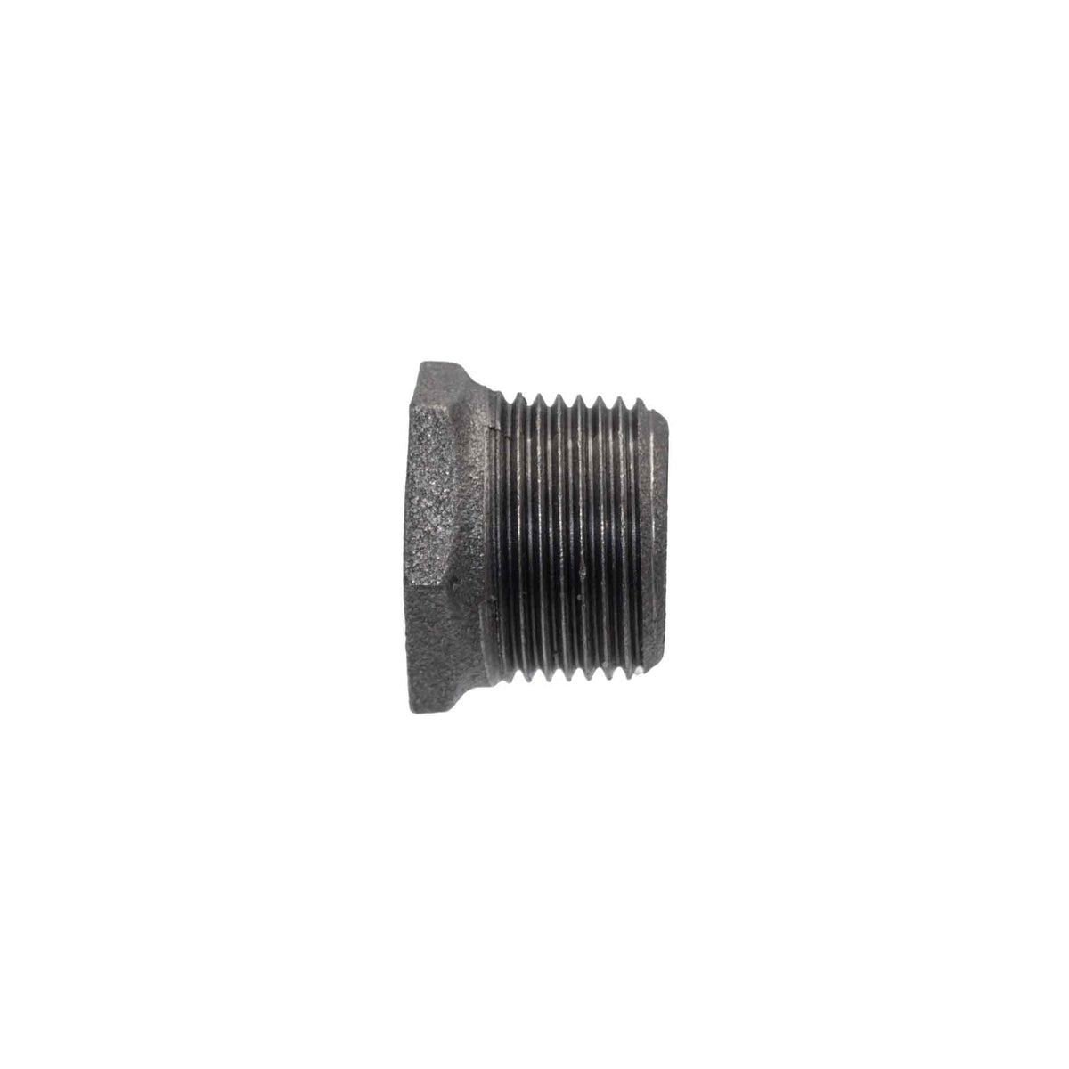 Reductie 2"1/2 buitendraad x 2''vr Zwart