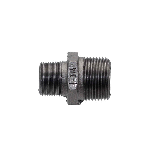 Verloopnippel 2''mx5/4 buitendraad Zwart