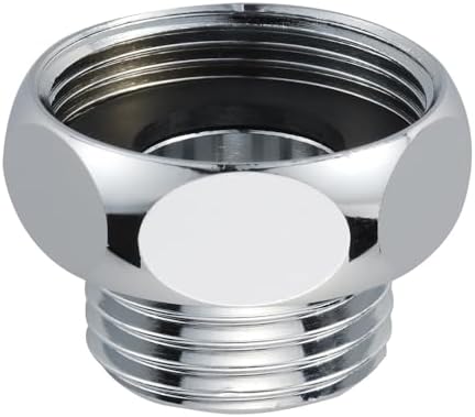 Verloopnippel M22 bi x 1/2" bu chroom