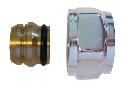 Knelset 3/4" x 15 mm knel chroom