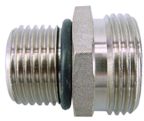 Rd-901 nippels 1/2''bui.lang x eurokonus 3/4 + o-ring vernikkeld