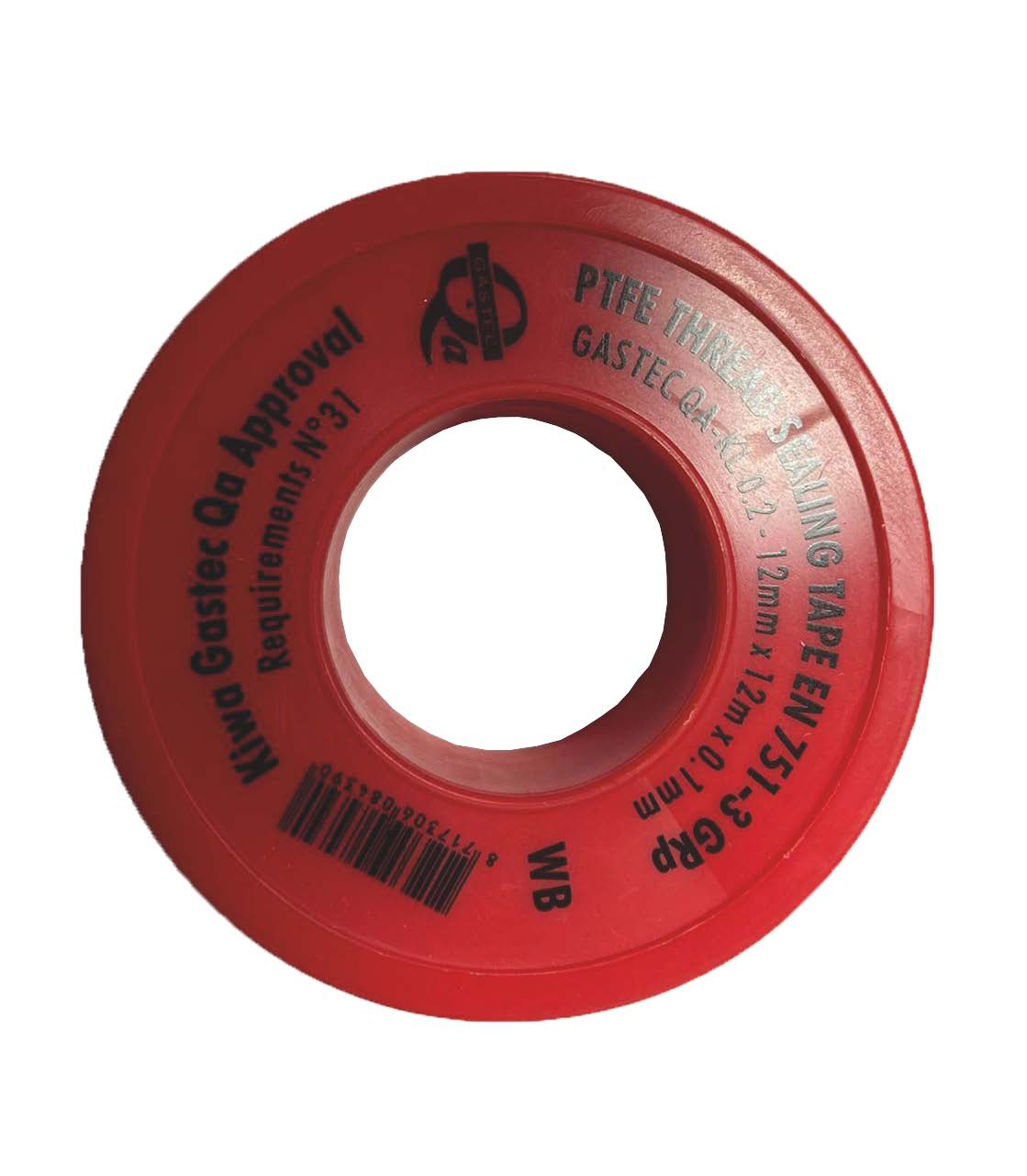 Teflon tape Gastec 12 x 0,1 mm 12 meter