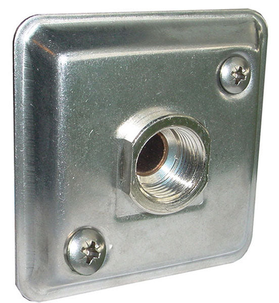 Gevelplaat 1/2'' x 15 mm chroom