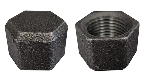 300 Malleable Dop 3/8" zwart