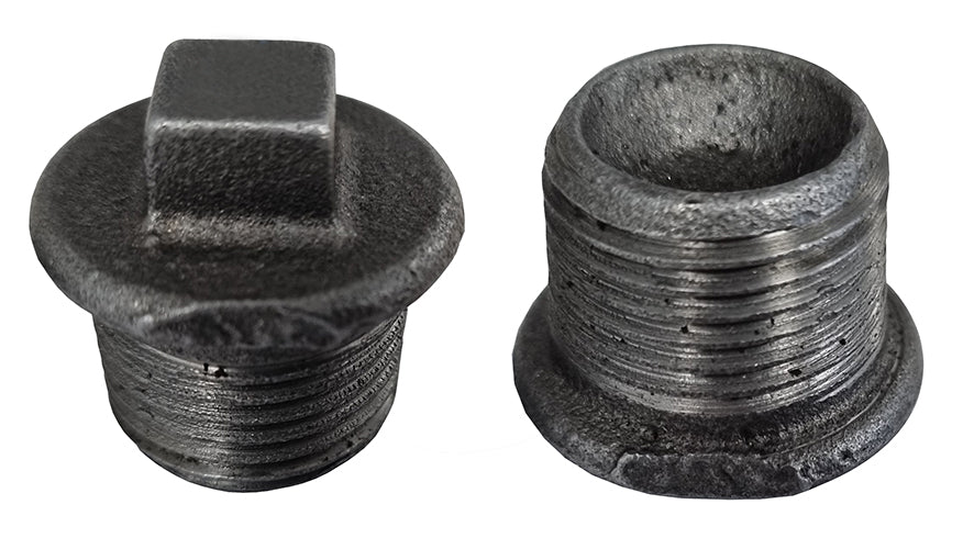 290 Malleable Plug 3/4" zwart