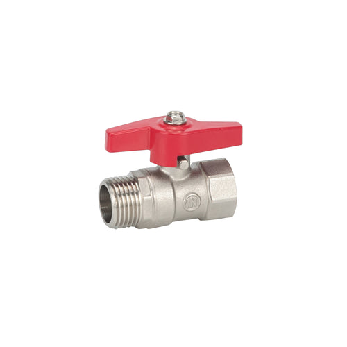 Kogelstopkraan met vlindergreep 1/2" bi x 1/2" bu