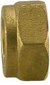 Knel wartelmoer 15 mm messing