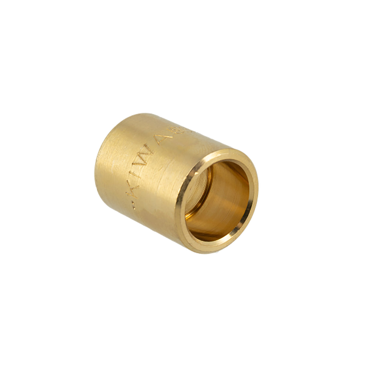 Soldeerfitting sok messing Kiwa Gastec 15 mm cap x 15 mm cap